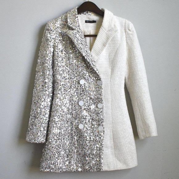 Bella Barnett Jackets & Blazers - BELLA BARNETT  Women's Sequin Blazer Size L